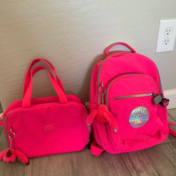 kipling backpack and lunch bag